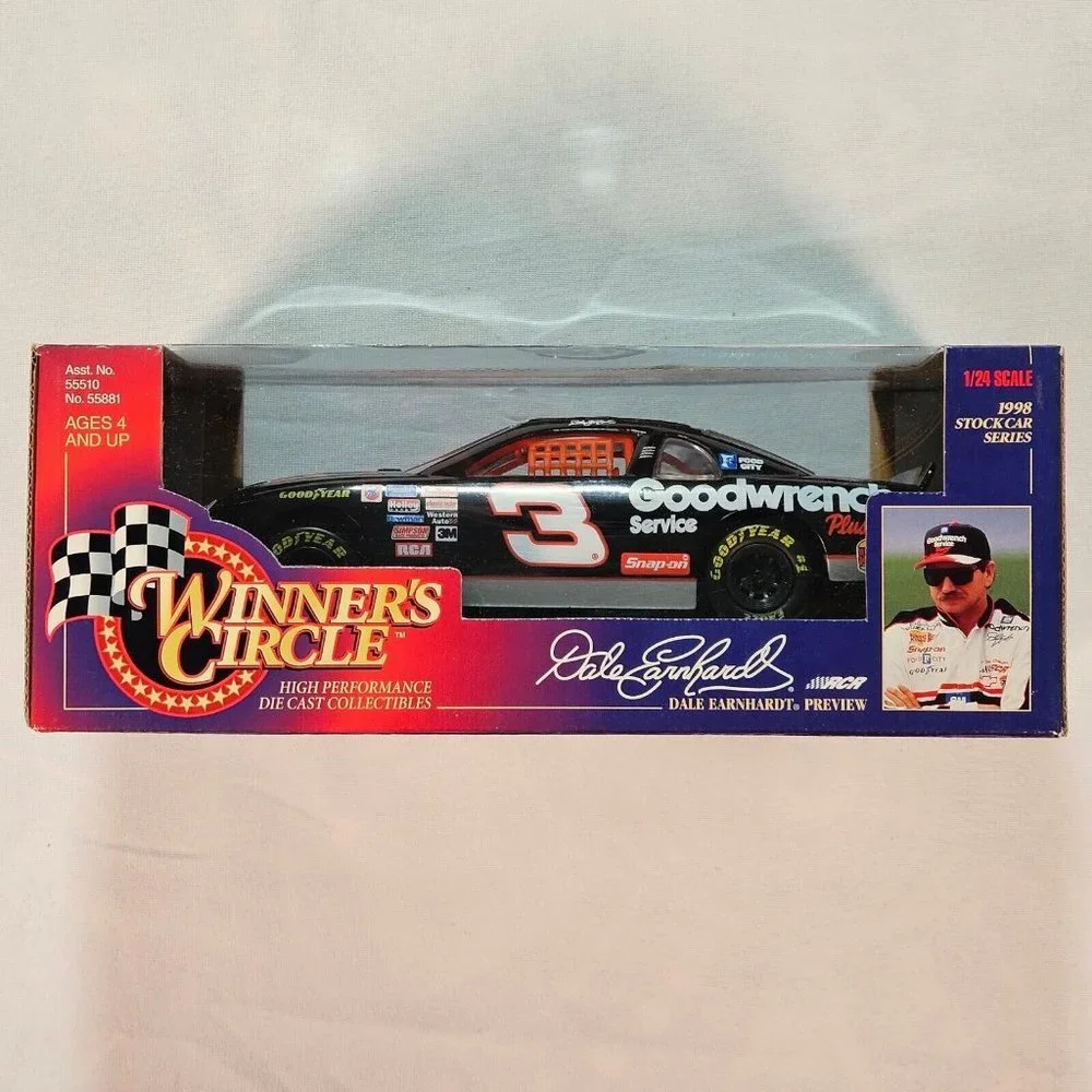 Dale Earnhardt #3 Goodwrench GM Parts‎ Winner's Circle 1998 Stock Car 1:24 NIB